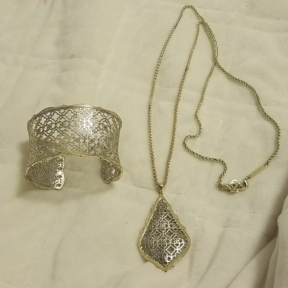 Kendra scott necklace and cuff